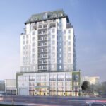 Exterior view of The Waldemar Condos on Guelph Line